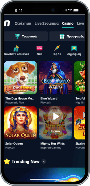 Κουλοχέρηδες στο Novibet Casino